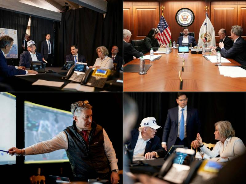 White House releases photos of Trump, Vance during Iran ops