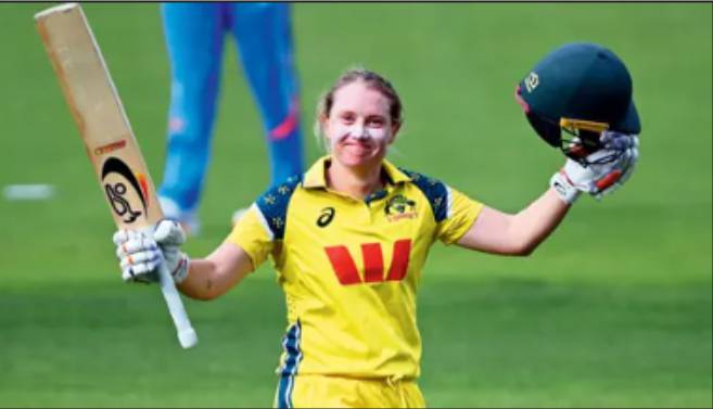 Alyssa Healy thanks 'cricket greats' after blasting 158 in farewell ODI