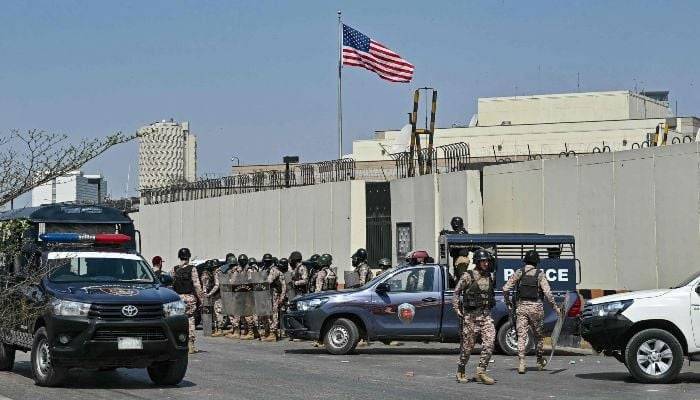 Three FIRs registered against protesters who attacked US Consulate in Karachi