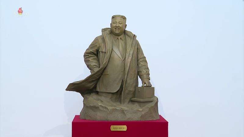 North Korea unveils rare statue of leader Kim Jong Un