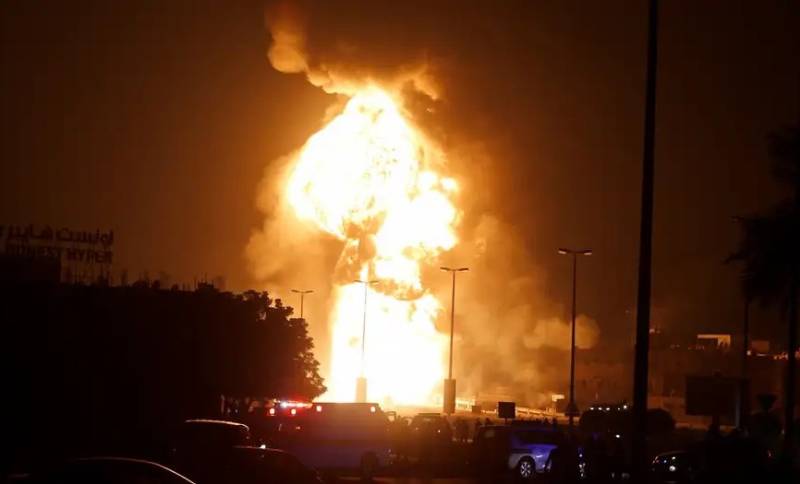 Bahrain says Iran missile sparked fire at main oil refinery, now contained 