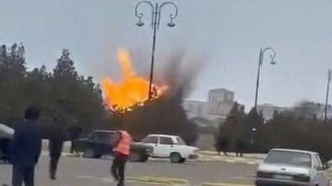 Iran drone strike on Azerbaijan raises fears of Mideast war spreading to Caucasus