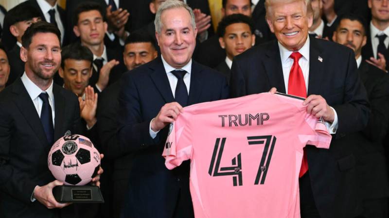 Trump honours Messi and MLS Cup champion Miami teammates