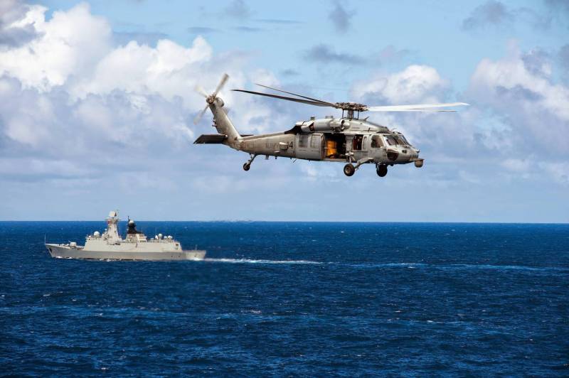 Australia says Chinese military helicopter in 'unsafe' manoeuvres at sea