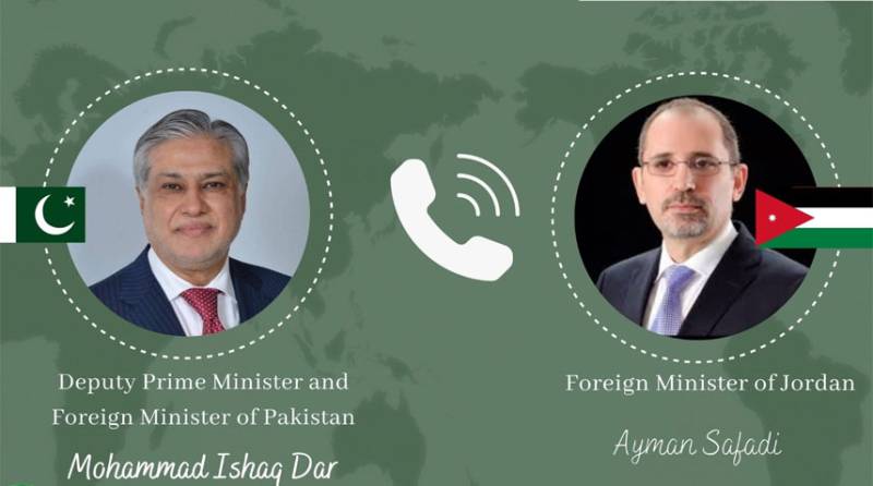 Pakistan, Jordan express concern over regional situation