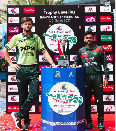 Trophy unveiled as Pakistan, Bangladesh clash in first ODI in Dhaka tomorrow