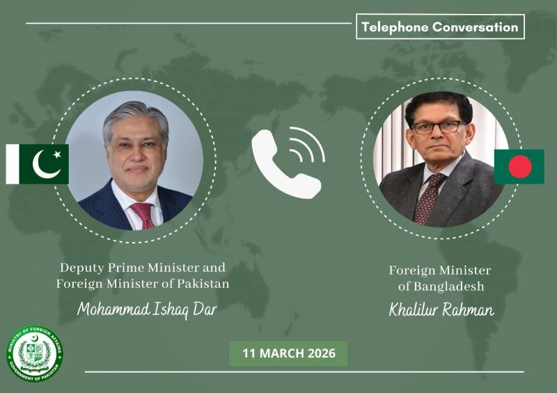 Dar and Bangladeshi FM express concerns over ME evolving situation 