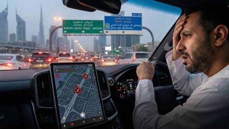 Ships on land and cars in the sea: how war is messing with GPS in UAE