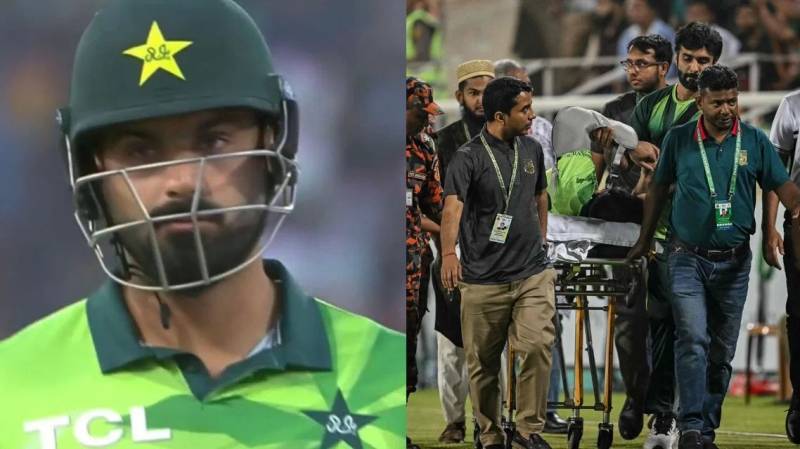 Hussain Talat suffers shoulder injury in second ODI against Bangladesh