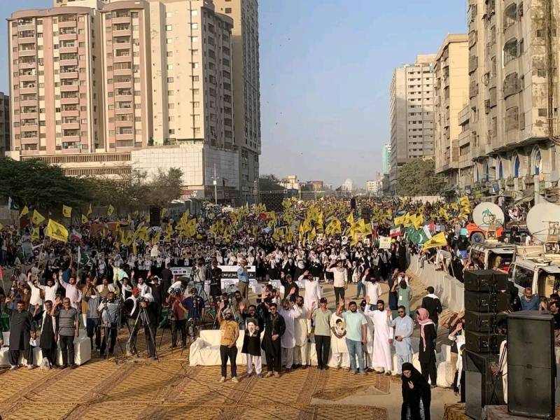 Thousands march on Youm-e-Quds, leaders vow continued support for Palestine