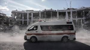 Gaza hospital says Israeli strike on police vehicle kills eight