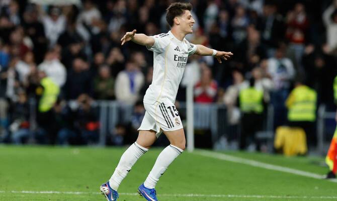 Real Madrid rout Elche with Guler 70-yard strike, Atletico triumph