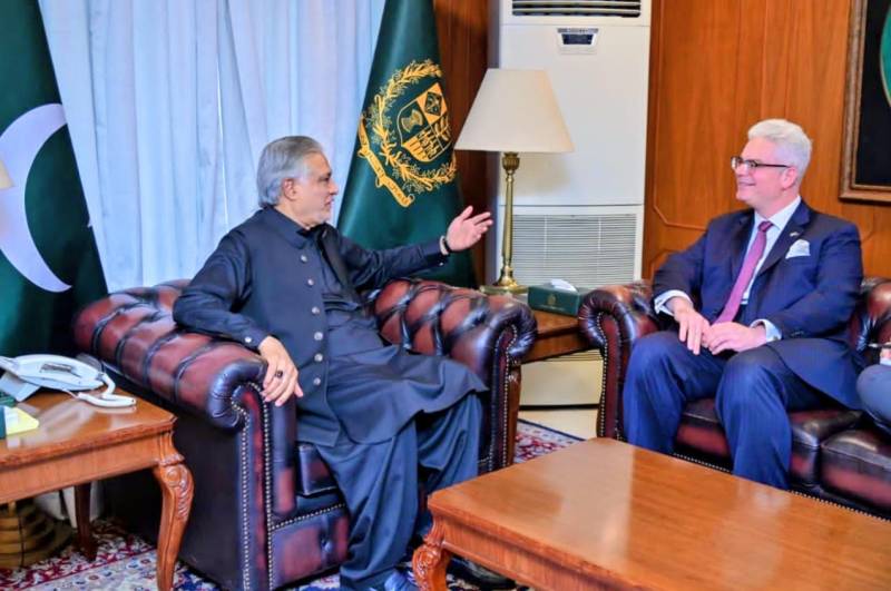 Dar, acting US ambassador discuss regional situation, bilateral cooperation