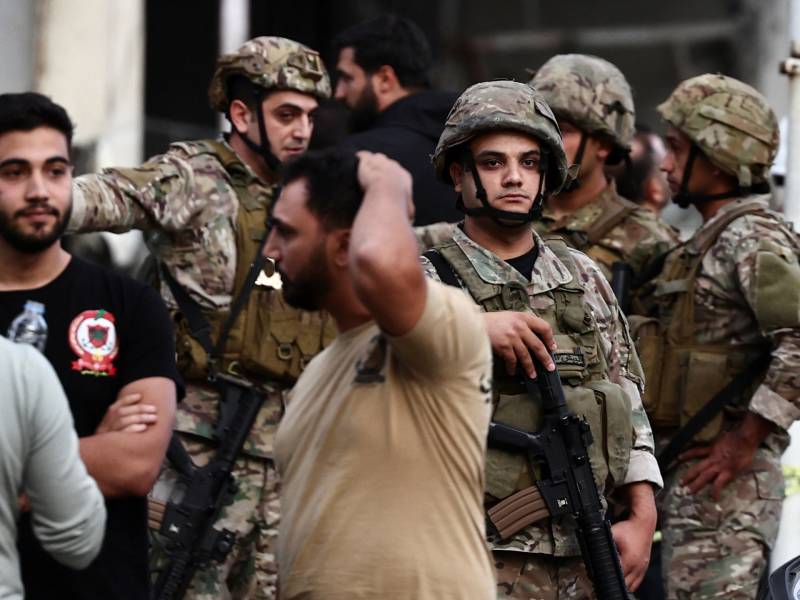 Lebanese army says three soldiers killed by Israeli strikes