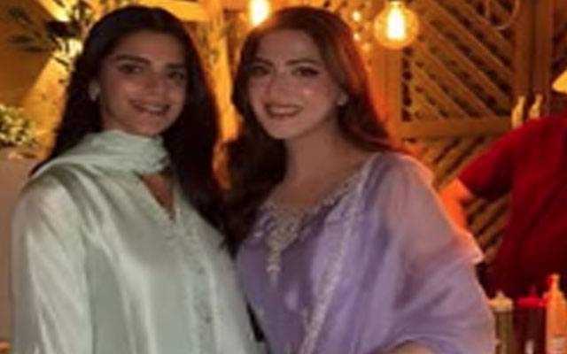 Aymen Saleem and Sanam Saeed celebrate motherhood together