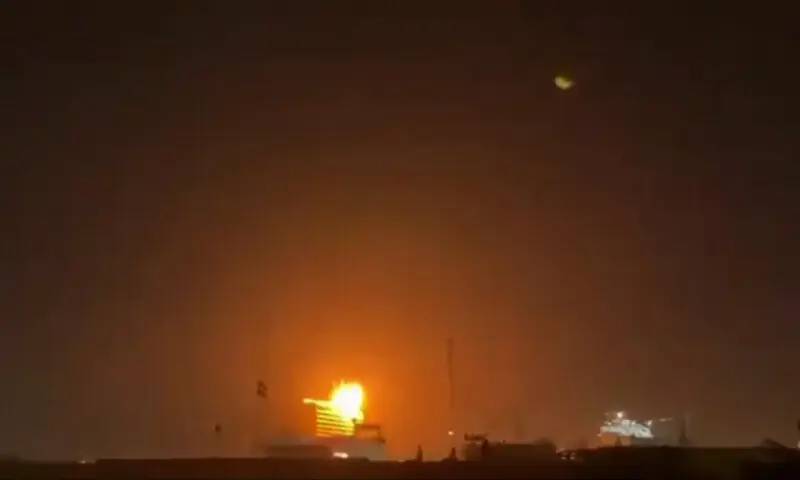 Security source says US embassy struck as explosions heard in Baghdad