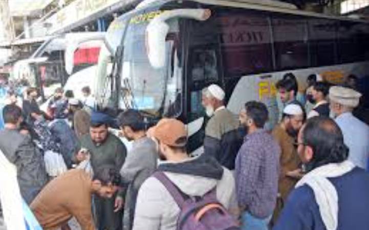 Sharp rise in bus fares stuns travellers heading to native homes for Eid 