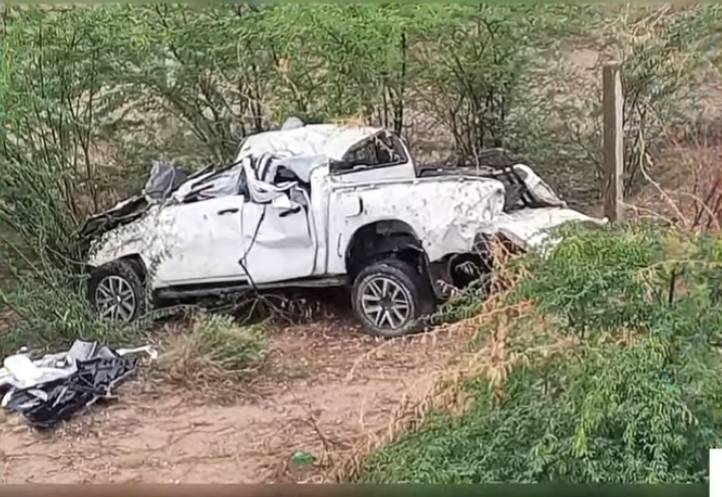 Two volunteers die as squad car of Maulana Fazl’s son meets accident