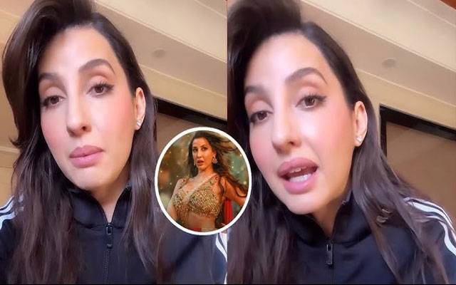 Nora Fatehi breaks silence on ‘Sarke Chunar’ controversy