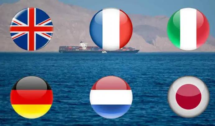 Italy, Germany and France offer help with Hormuz only after ceasefire