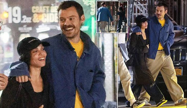Harry Styles and Zoe Kravitz keep it low-key in matching airport look