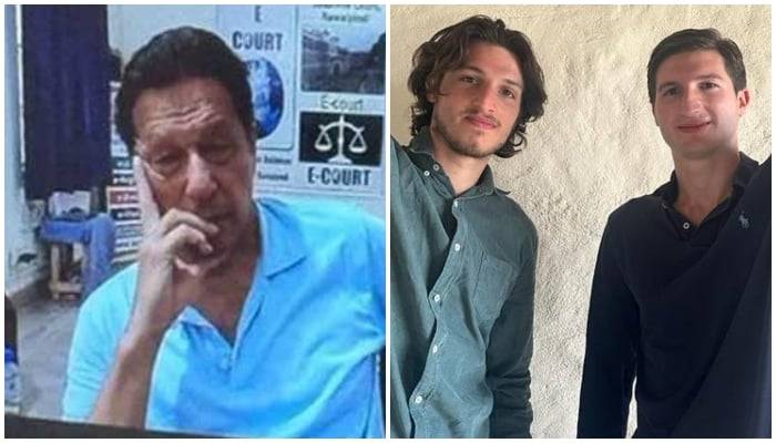 Imran Khan speaks to sons by phone from Adiala jail: Sources
