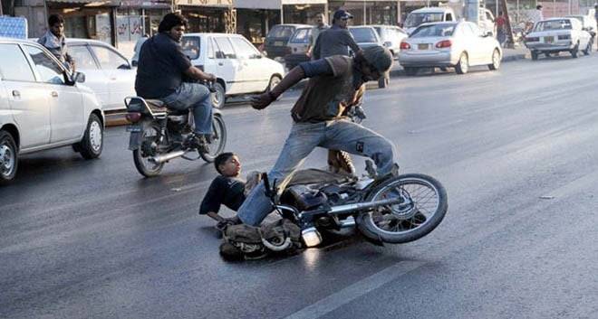 Punjab police urged crackdown on underage, reckless motorbike riding during Eid days