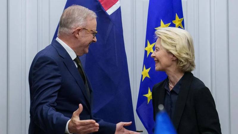 EU chief in Australia as trade talks enter 'last mile'