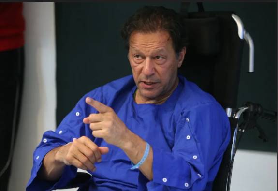 Imran Khan undergoes third eye procedure at PIMS Hospital