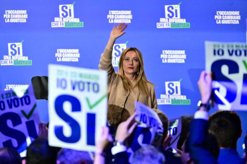 'No' leads Italy referendum in rebuke to Meloni: early results