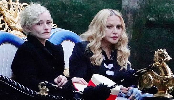 Madonna reunites with Julia Garner during stylish Venice shoot