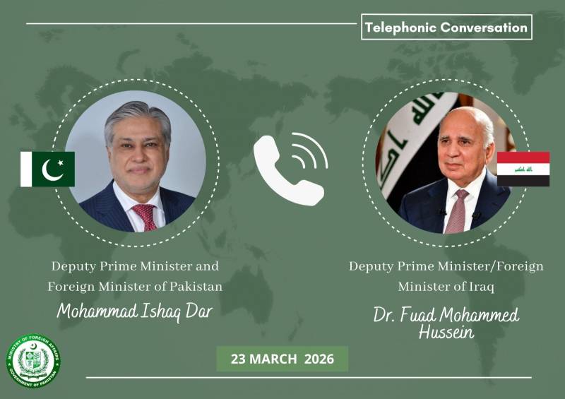 Pakistan, Iraq voice concern over ongoing regional escalation