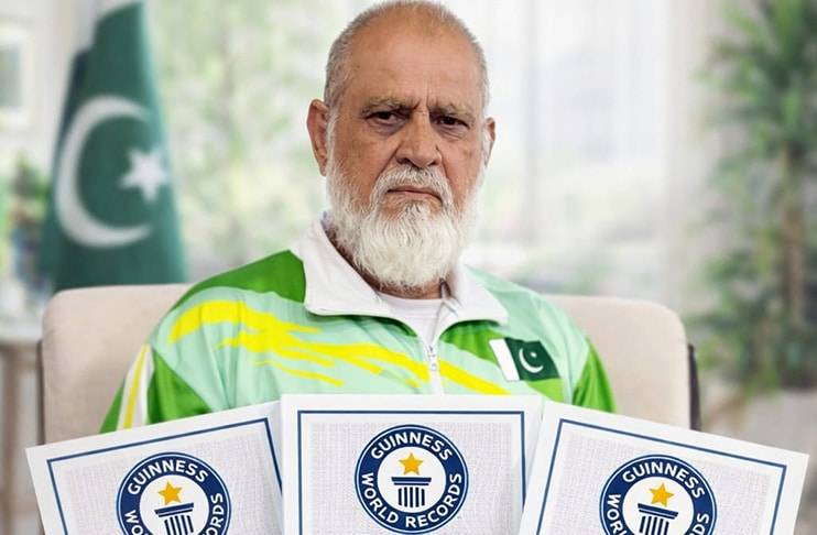 74-year-old Pakistani welder sets new Guinness World record