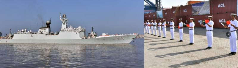 China’s Navy Ship DAQING arrives in Pakistan to participate in SEA GUARDIAN exercise