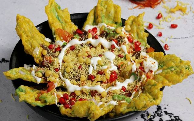 Crispy palak patta chaat, healthy, crunchy and irresistible