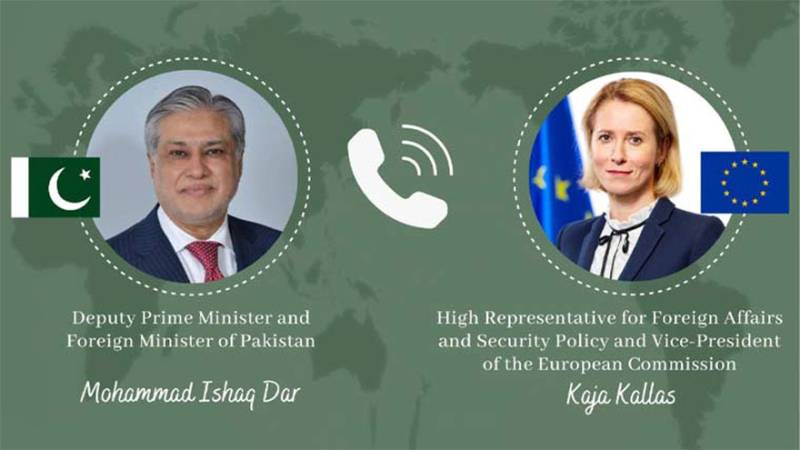Deputy PM Ishaq Dar discusses regional tensions with EU’s high tepresentative