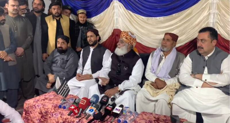 JUI chief says lawlessness increasing in DI Khan, Lakki Marwat and Tank districts