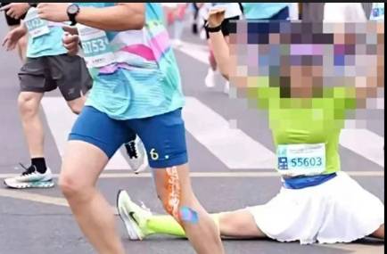 China bans runner after mid-marathon splits goes viral