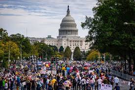 Anti-Trump protests launch on 'No Kings' day in US