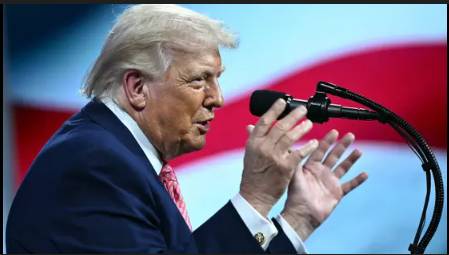 US president says Iran must open key waterway