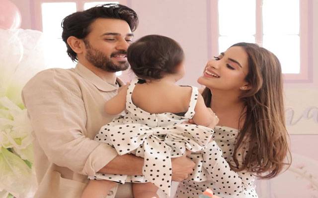Little late but full of love: Saboor Aly daughter's birthday post melts hearts  