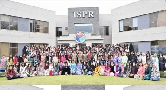 Students from KP universities visit PMA under ISPR’s Winter Internship