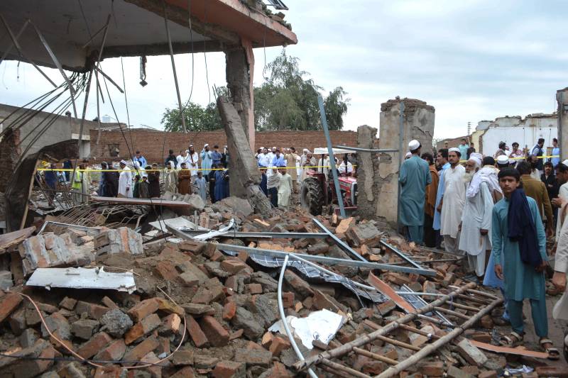 Women among 10 civilians martyred as bomber levels Bannu police station