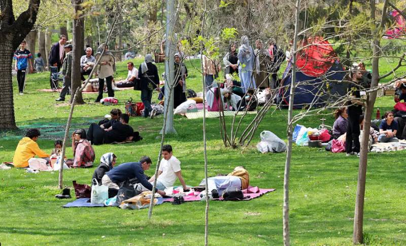 Music and barbecues in Tehran despite Trump threats