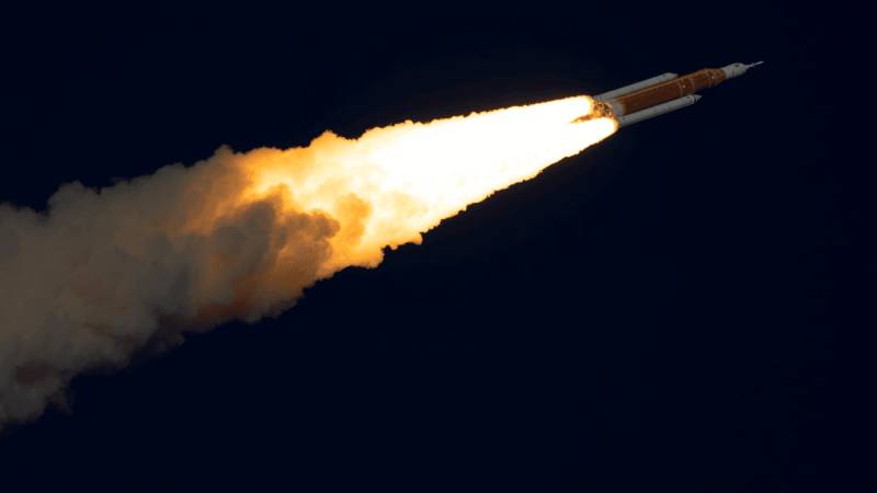 Artemis astronauts blast towards Moon