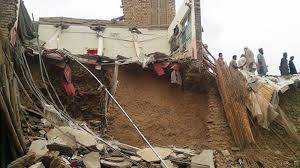 Child killed, four injured as roof of dilapidated house collapses in Swabi