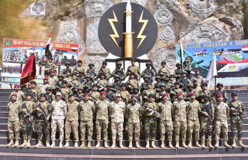 Pakistan, Egypt launch joint counter-terrorism exercise 'Thunder-II'