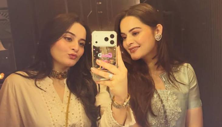 Minal Khan teases Aiman for not sharing pictures with her