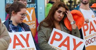 Doctors in England go on strike for 15th time in 3 years