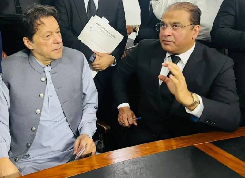 Barrister Salman Safdar meets Imran Khan in Adiala Jail 